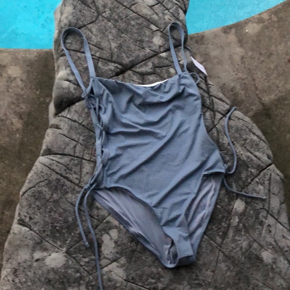 RVCA Other - NWT TVCA bathing suit low rise cheeky coverage szL